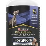 Purina Pro Plan Veterinary Supplements FortiFlora Chewable Dog Probiotic Supplement Tablets – 90 ct. Canister