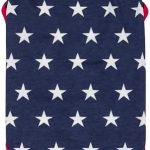 Fitwarm Patriotic Star Dog Shirt for 4th of July, Memorial Day, Independence Day, Holiday Dog Clothes for Small Dogs Boy Girl, Pet Cat Outfit, 100% Breathable Cotton, Red, Navy Blue, White, Large