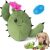 Barkbox 2 in 1 Interactive Plush Dog Toy – Rip and Reveal Toy for Dogs and Puppies – Stimulating Squeaky Pet Toys | Consuela Cactus (Large)